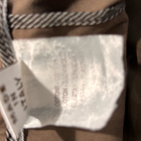 BRUNELLO CUCINELLI Sz 6 Khaki Pants Trousers Cotton Elastane Blend Pockets - Picture 11 of 13